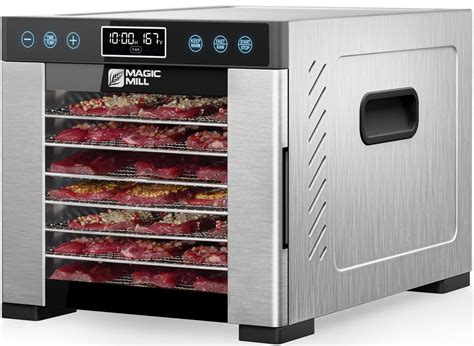 Magic Mill Food Dehydrator Machine (10 Stainless Steel .